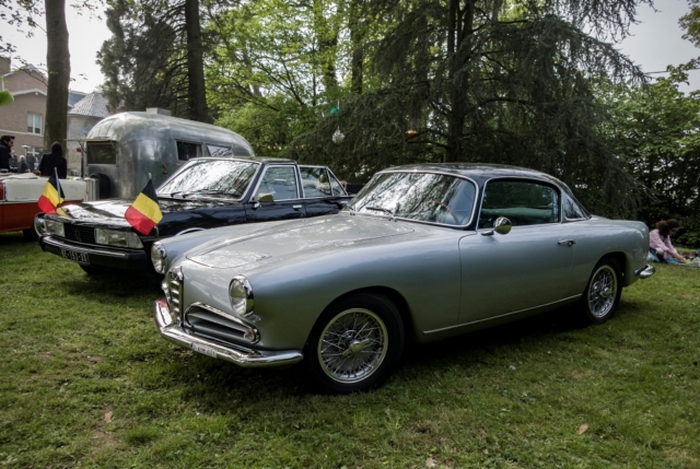 Alfa Romeo Touring et 604 Landaulet Chapron - Belles autos, bons amis et bonne musique le 1er mai à Cassel
