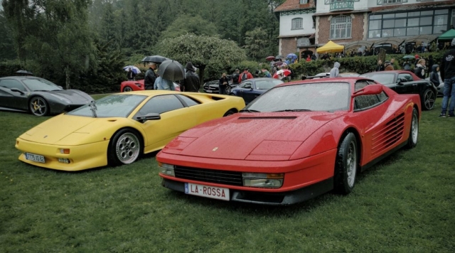 Ferrari Testarossa et Lambroghini Diablo