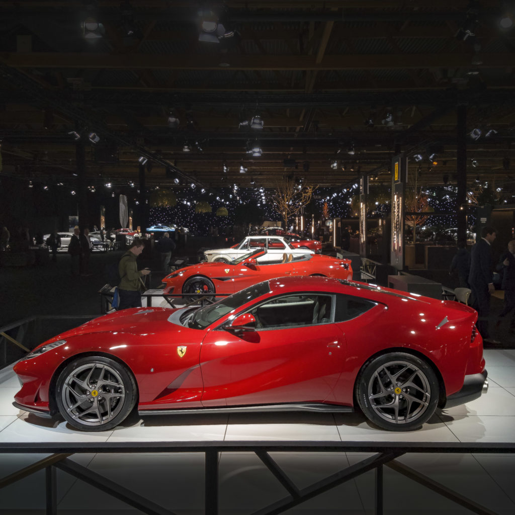 Ferrari en ligne dans le hall Dream Cars