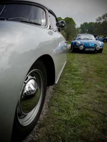 Porsche 356 et Alpine A110 1600sc - Belles autos, bons amis et bonne musique le 1er mai à Cassel