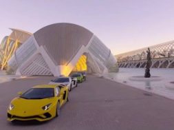 Lamborghini Aventador S Dynamic Launch in Valencia
