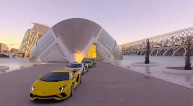 Lamborghini Aventador S Dynamic Launch in Valencia