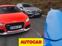 Audi TT RS v Mercedes-AMG A45 v Ford Focus RS | Ultimate all-weather Audi TT RS review | Autocar