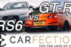 DRAG RACE: Audi RS6 contre Nissan GT-R