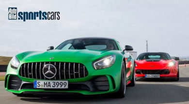 Mercedes-AMG GT R vs Corvette Z06: 0-200 km/h DUELL / Drift – AUTO BILD SPORTSCARS