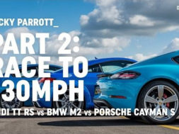laquelle est la plus rapide de 0 à 130 mph : Audi TT RS / BMW M2 / Porsche 718 Cayman S