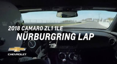 Une de plus, la Chevrolet Camaro ZL1 1LE au Nürburgring