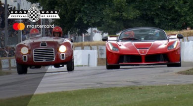 Duel Ferrari à Goodwood : LaFerrari Aperta / 125S