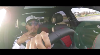 Drift en Mercedes-AMG : Lewis Hamilton comme dans un fauteuil