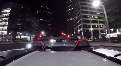 L.A. by night en Audi R8 Spyder