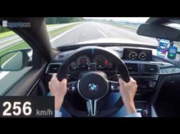 La BMW M4 Competition sur l’Autobahn
