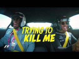 Lewis Hamilton vs. Usain Bolt en AMG GT-R