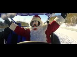 Le père Noël prépare sa tournée sur le Nürburgring