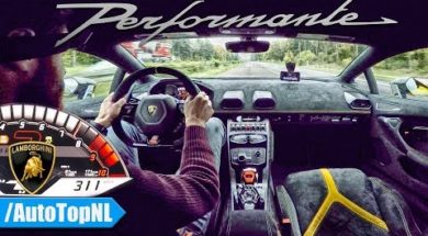 311 kmh en Lamborghini Huracán Performante sur l’Autobahn