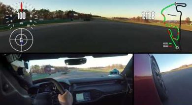 Caméra embarquée en Ford GT sur circuit