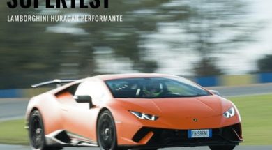 Supertest Lamborghini Huracán Performante par le magazine Sport Auto