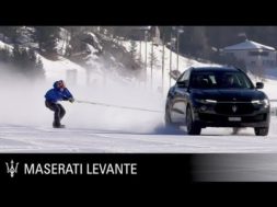Maserati Levante, Snowboard et record