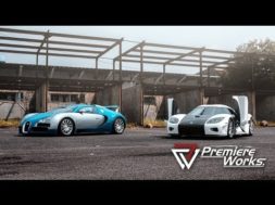 Face-à-face une Bugatti Veyron et une Koenigsegg CCX