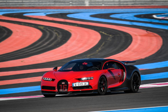 Bugatti Chiron Sport en test au Castellet