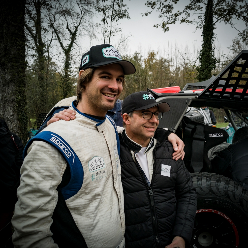 Champion ! Avec son copilote François Beguin - Axel Allétru, champion de l'impossible
