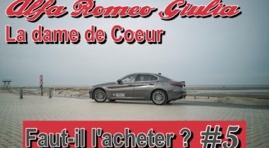 Motion Car – L’émission #5  – La dame de Cœur, faut il acheter la nouvelle Alfa Romeo Giulia MY20